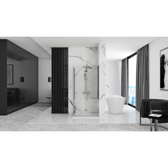 Rea Sprchový kout 900x900x1900 bez vaničky - sklo transparent Fold N2 REA-K9991