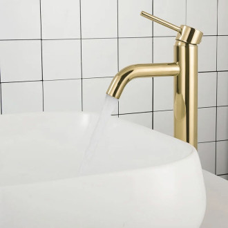 Rea Baterie umyvadlová vysoká Lungo L. Gold REA-B9409