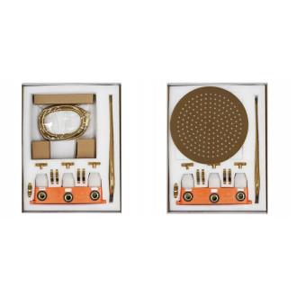 Rea podomítkový sprchový set Exit Black REA-P8000