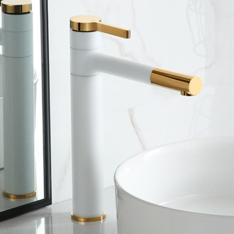 Rea Baterie umyvadlová vysoká Smart WhiteGold REA-B8400