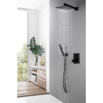 Rea podomítkový sprchový set Fenix Black REA-P6920