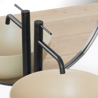 Rea Baterie umyvadlová vysoká Lugano Black REA-B5001