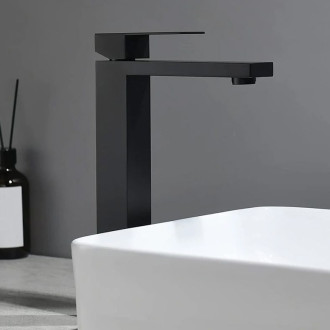 Rea Baterie umyvadlová vysoká Fenix Black REA-B7849