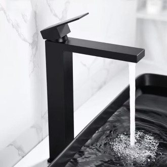 Rea Baterie umyvadlová vysoká Fenix Black REA-B7849