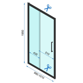 Rea Sprchový kout REA Rapid Slide KPL-09870