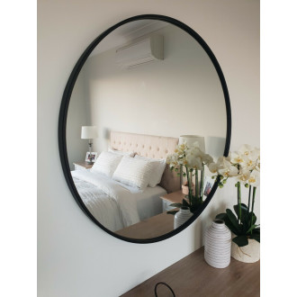 REA Zrcadlo 60cm černá HOM-09807