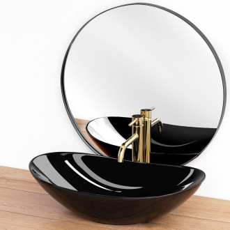 REA Umyvadlo na desku Royal Black REA-U0445