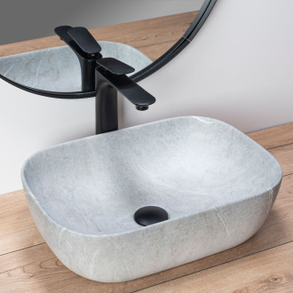 REA Umyvadlo na desku Livia Grey Matt REA-U3801