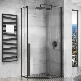 Rea Sprchový kout Diamond Black 80x80 REA-K6900