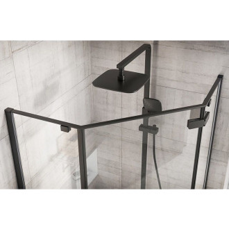 Rea Sprchový kout Diamond Black 80x80 REA-K6900