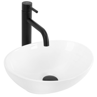 Rea Umyvadlo na desku Sofia Mini White REA-U0623