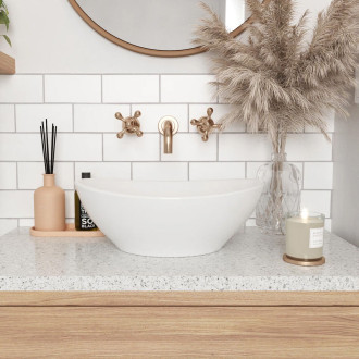 Rea Umyvadlo na desku Sofia Mini White REA-U0623