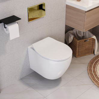 Rea WC ovládací tlačítko, zlatá REA-E9853