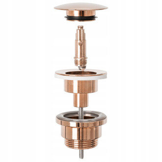 Rea Univerzální výpusť click-clack rose gold REA-A533A