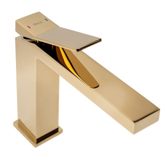 Rea Umyvadlová baterie nízká duet L.Gold REA-B4413