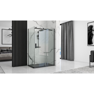 REA Sprchová vanička Black Stone 80x120 REA-K9602