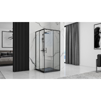REA Sprchová vanička Black Rock 90x90 REA-K4581