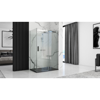 REA Sprchová vanička Black Rock 80x100 REA-K4578