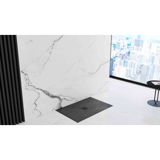 REA Sprchová vanička Black Rock 80x100 REA-K4578