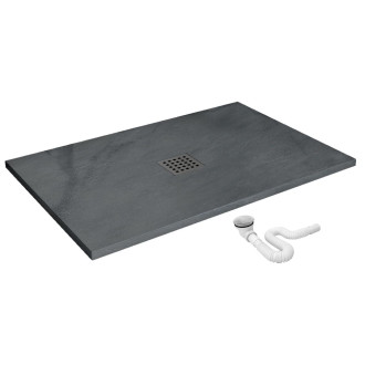REA Sprchová vanička Grey Rock 90x120 REA-K4584