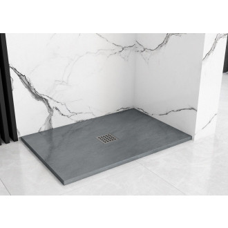 REA Sprchová vanička Grey Rock 90x120 REA-K4584