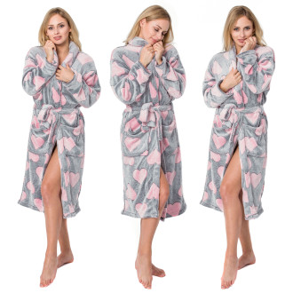 Szlafrok damski Sally Pink