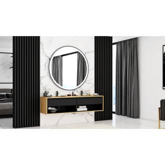 REA Zápustné umyvadlo pod desku Nel Black REA-U1023