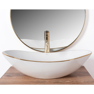 REA Umyvadlo na desku Royal Gold Edge REA-U8570