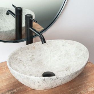 REA Umyvadlo na desku Sofia Light Stone REA-U0165