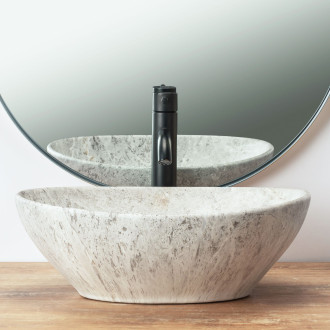REA Umyvadlo na desku Sofia Light Stone REA-U0165