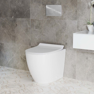 REA WC ovládací tlačítko F chrom REA-E019A