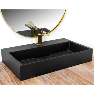 REA Konglomerátové umyvadlo Goya 60 Black REA-U8779