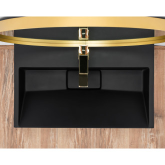 REA Konglomerátové umyvadlo Goya 60 Black REA-U8779