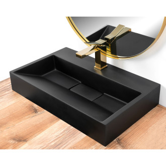 REA Konglomerátové umyvadlo Goya 60 Black REA-U8779