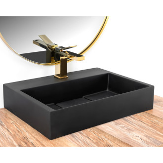 REA Konglomerátové umyvadlo Goya 50 Black REA-U8778