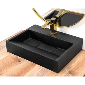 REA Konglomerátové umyvadlo Goya 50 Black REA-U8778