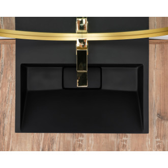 REA Konglomerátové umyvadlo Goya 50 Black REA-U8778