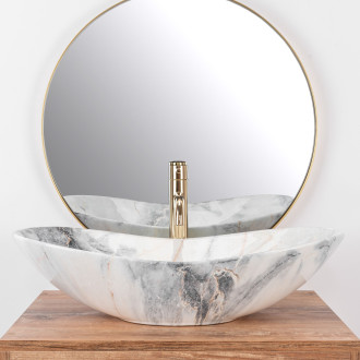 Rea Umyvadlo na desku Royal 60 Granit Shiny REA-U8596