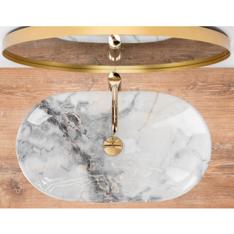Rea Umyvadlo na desku Royal 60 Granit Shiny REA-U8596