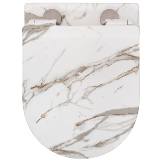 Rea Závěsné WC Carlos Duroplast Slim Zm Lava Matt REA-C8004