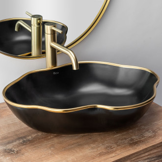 Rea Umyvadlová baterie vysoká Lungo L.gold matt REA-B4526