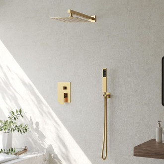 Rea Podomítkový sprchový set Fenix L.gold REA-P8401