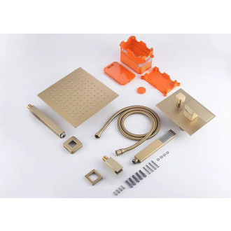 Rea Podomítkový sprchový set Fenix L.gold REA-P8401