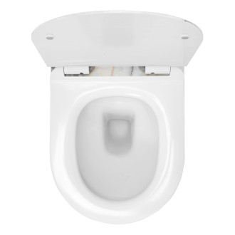 Rea Závěsné WC Carlos Duroplast Slim Zm Granit Shiny REA-C8002
