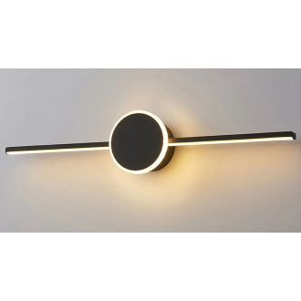 Rea Kulatá svítilna nad zrcadlo LED 60cm - černá OSW-07881