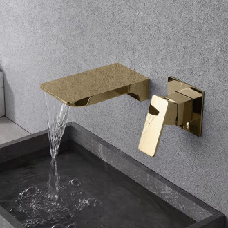 Rea Podomítková umyvadlová baterie Mason gold REA-B5150