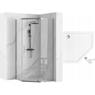 Rea Axin sprchový kout 90x90, chrom REA-K8779
