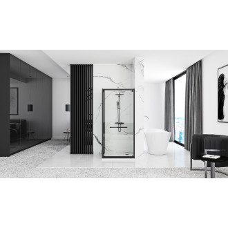 Rea Space In sprchový kout 90x90, černý REA-K8881
