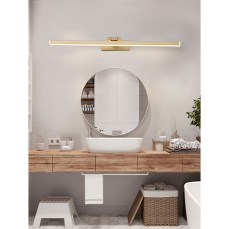 REA Nástěnné svítidlo 80cm zlatá OSW-07013