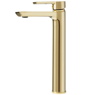 Rea ARGUS MIRROR umyvadlová baterie vysoká, zlatá REA-B6213